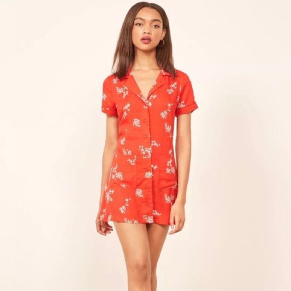 Reformation Plymouth Mini Dress